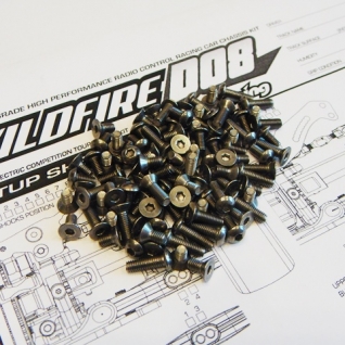 WildFire D08 Titanium Hex Socket Screw Set