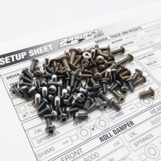 4X EVO Titan/Alloy Hex Socket Screw Set