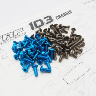 TRF103 Titan/Alloy Hex Socket Screw Set