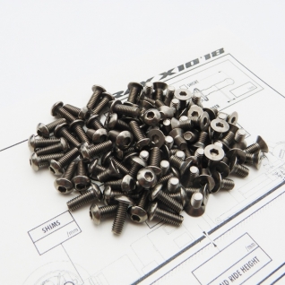 X10'18 Titanium Hex Socket Screw Set 