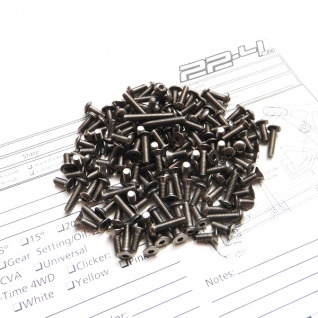 TLR 22-4 (2.0) Titanium Hex Socket Screw Set