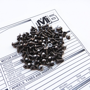 Mi6 Titanium Hex Socket Screw Set