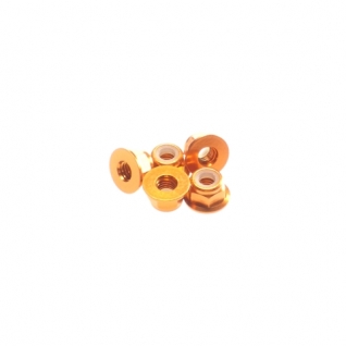 4mm Alloy Flange Nylon Nut