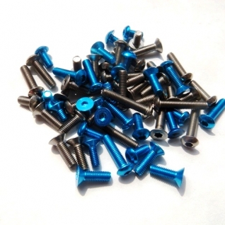 TRF101 Titanium & Alloy Hex Socket Screw Set