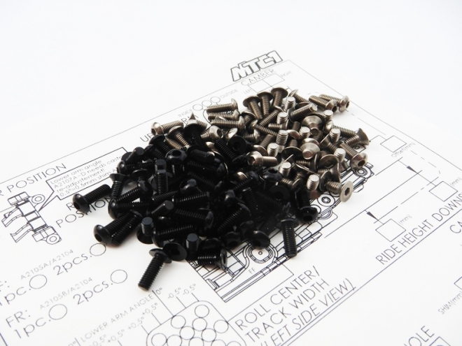 New Lightweight Screw Kits for MUGEN SEIKI MTC-1