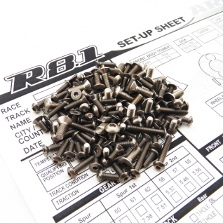 R8.1 2016 Titanium Hex Socket Screw Set