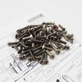 MRX-6R Titanium Hex Socket Screw Set