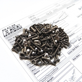 RC8 B3.1 Titanium Hex Socket Screw Set
