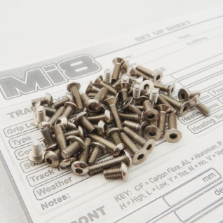 Mi8 Titanium Hex Socket Screw Set