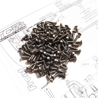 RC10TC7.1 Titanium Hex Socket Screw Set