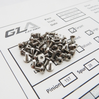 GLA V2 Titanium Hex Socket Screw Set