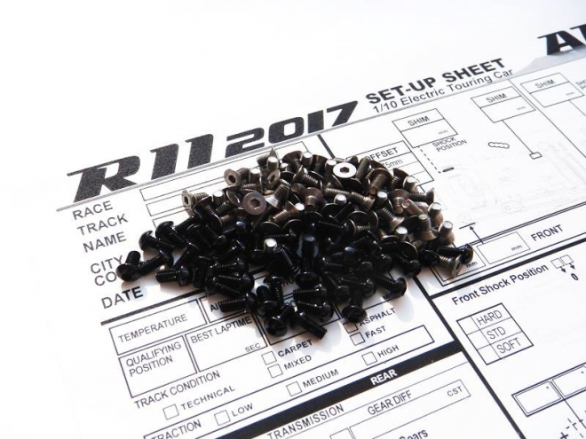 New Lightweight Screw Kits for Xray, Roche, VBC Racing, ARC