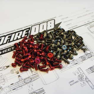 WildFire D08 Titan & Alum Hex Socket Screw Set