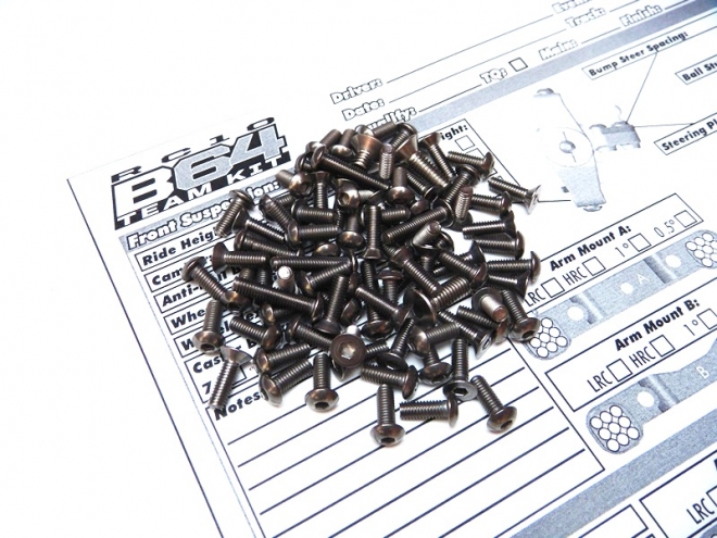New Lightweight screw kits for Xray, Team Associated, etc.
