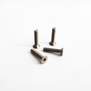 Titanium Hex Socket Flat Head Screw (M3)