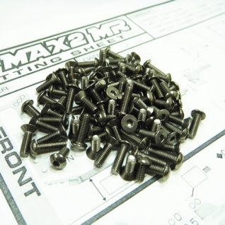 B-MAX2MR (R-Motor) Titanium Hex Socket Screw Set