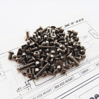 X1'18 Titanium Hex Socket Screw Set