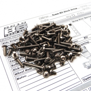 RC10 B6 Titanium Hex Socket Screw Set 