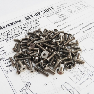 S35-3E Titanium Hex Socket Screw SetE