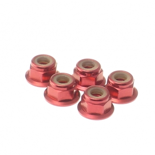 4mm Alloy Flange Nylon Nut
