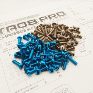 TA08 PRO Titan/Alum Hex Socket Screw Set