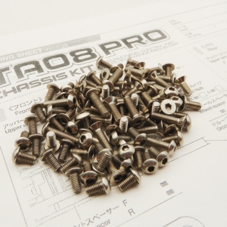 TA08 PRO Titanium Hex Socket Screw Set