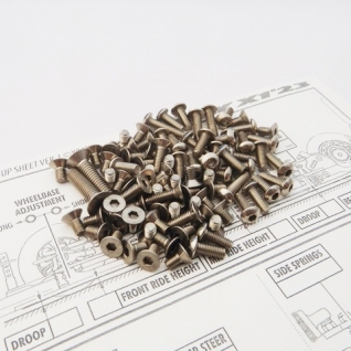 X1'23 Titanium Hex Socket Screw Set