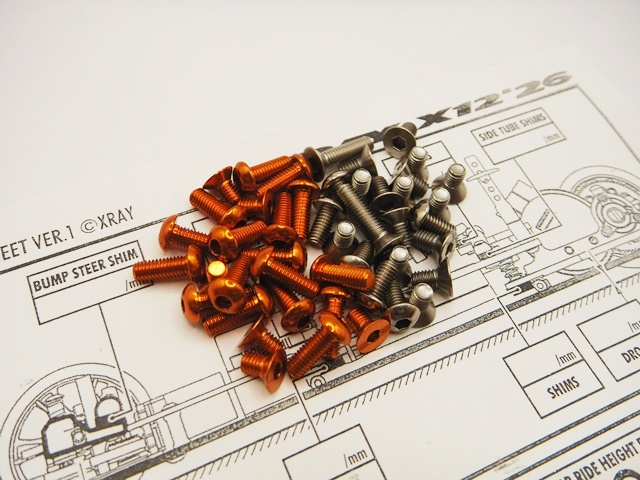 X12 2026 Titan/Alum Hex Socket Screw Set