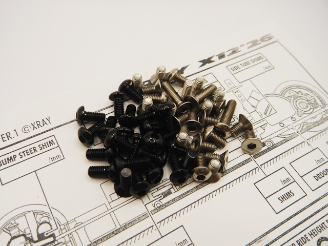 X12 2026 Titan/Alum Hex Socket Screw Set