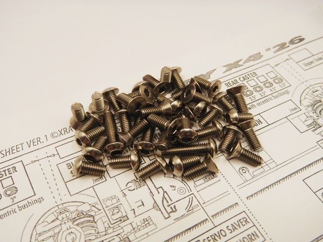X4 2026 Titanium Hex Socket Screw Set