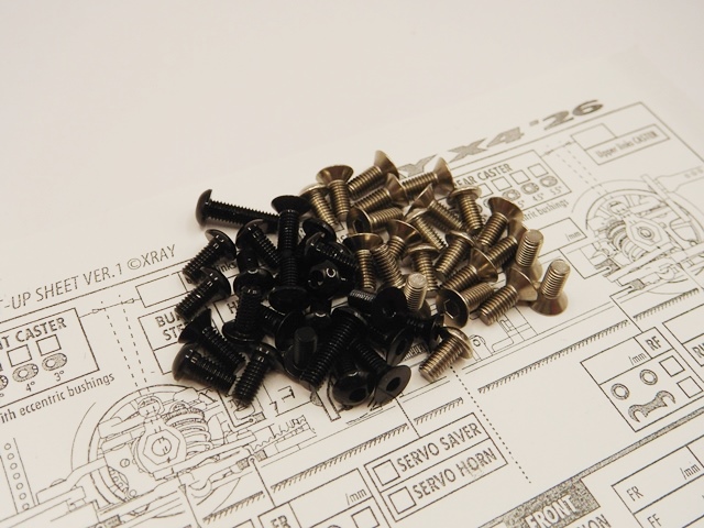 X4 2026 Titan/Alloy Hex Socket Screw Set