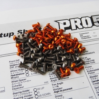 PRO5 Titanium& Alloy Hex Socket Screw Set