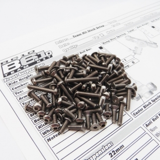 RC10B6.1 & B6.1D Titanium Hex Socket Screw Set