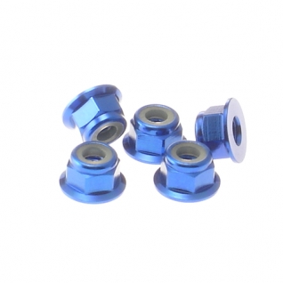 4mm Alloy Flange Nylon Nut