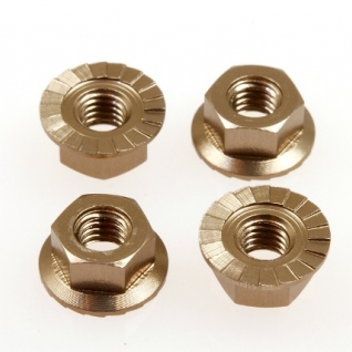 4mm Alloy Serrated Wheel Nut (Ti)