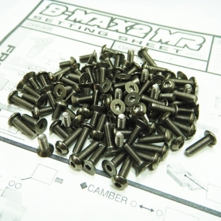 B-MAX2MR (M-Motor) Titanium Hex Socket Screw Set