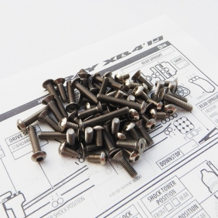 XB4'19 Titanium Hex Socket Screw Set