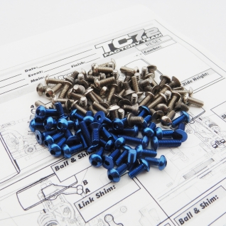 RC10TC7.2 Titan/Alum Hex Socket Screw Set