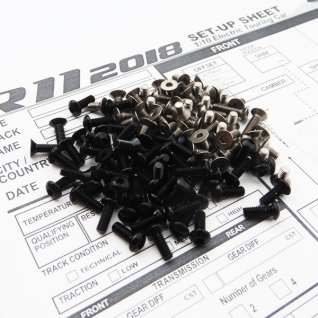 R11'18 Titan/Alum Hex Socket Screw Set