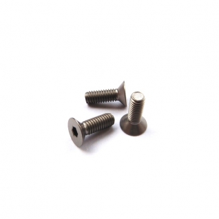 Titanium Hex Socket Flat Head Screw (M4)