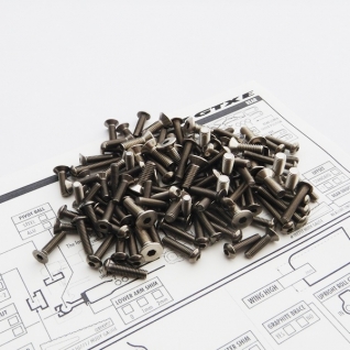 GTXE Titanium Hex Socket Screw Set