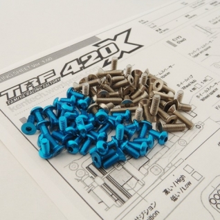 TRF420X Titan/Alum Hex Socket Screw Set