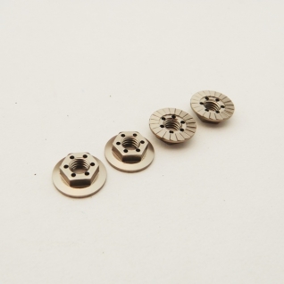M4 Alloy Serrated Wheel Nut-11mm (Thin type)