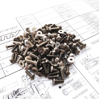 INFINITY 1/8 Titanium Hex Socket Screw Set 