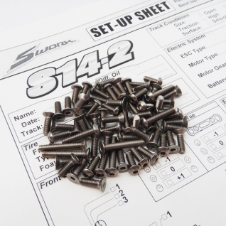 S14-2 Titanium Hex Socket Screw Set