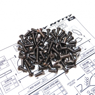 NT1'17 Titanium Hex Socket Screw Set 