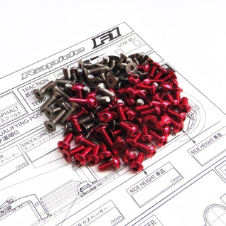 F1 2016 Titan/Alum Hex Socket Screw Set