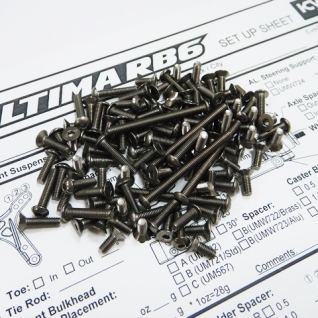 ULTIMA RB6'15 Titanium Screw Set (M-Motor)