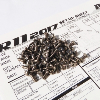 R11'17 Titanium Hex Socket Screw Set