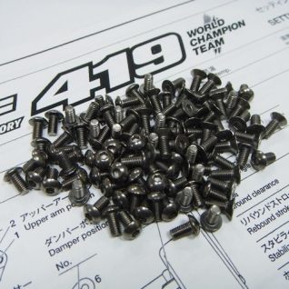 TRF419 Titanium Hex Socket Screw Set